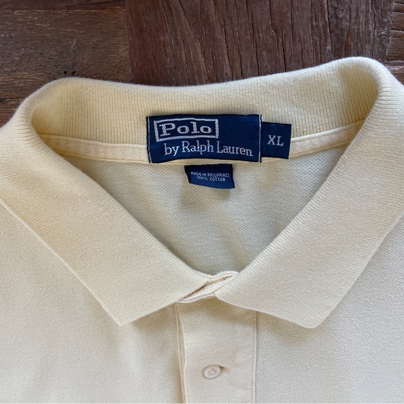Ralph Lauren Polo shirt XL men lemon yellow - Picture 2 of 6